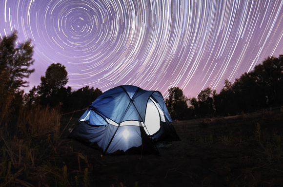 Tent Star Trails