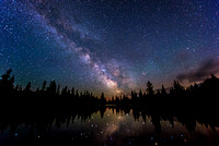 Milkyway Reflected Indian Heaven Wilderness